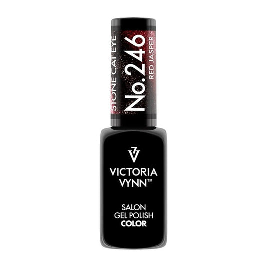 Victoria Vynn Gel Polish No. 246 Stone Cat Eye Red Jasper