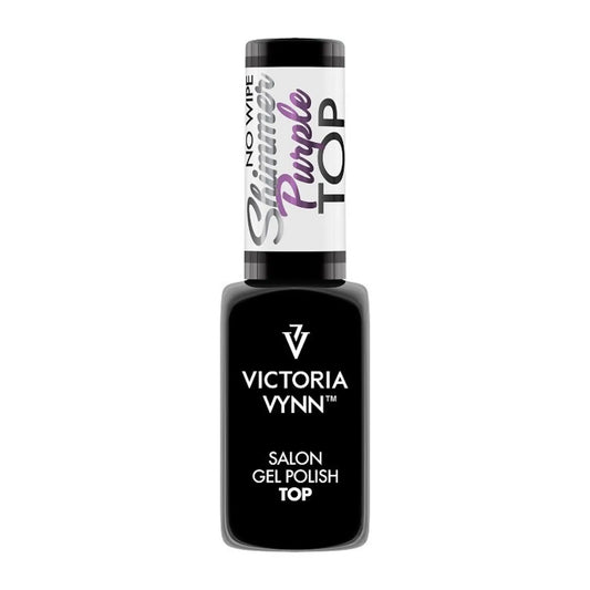 Victoria Vynn Gel Polish Top No Wipe Shimmer Purple